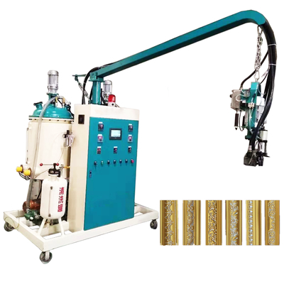 PU χαμηλής πίεσης γείσων 450kg/min αφρίζοντας μηχανή